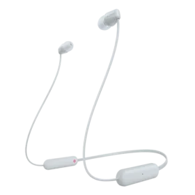 Casti SONY WIC-100C wireless intraauriculare, Alb