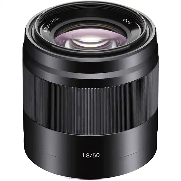 Obiectiv foto SONY SEL50F18B.AE, montura E, 50 mm f1.8 OOS, negru - imagine 2