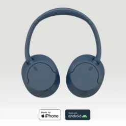 Casti SONY WH-CH720NL, Bluetooth, Over-Ear, Microfon, Noise Cancelling, albastru - imagine 2