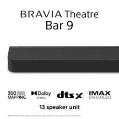 Soundbar SONY BRAVIA Theatre Bar 9, 7.0.2ch, 585W, 13 difuzoare, Dolby Atmos, 360 Spatial Sound Mapping, Wi-Fi, Bluetooth 5.2, Negru - imagine 7