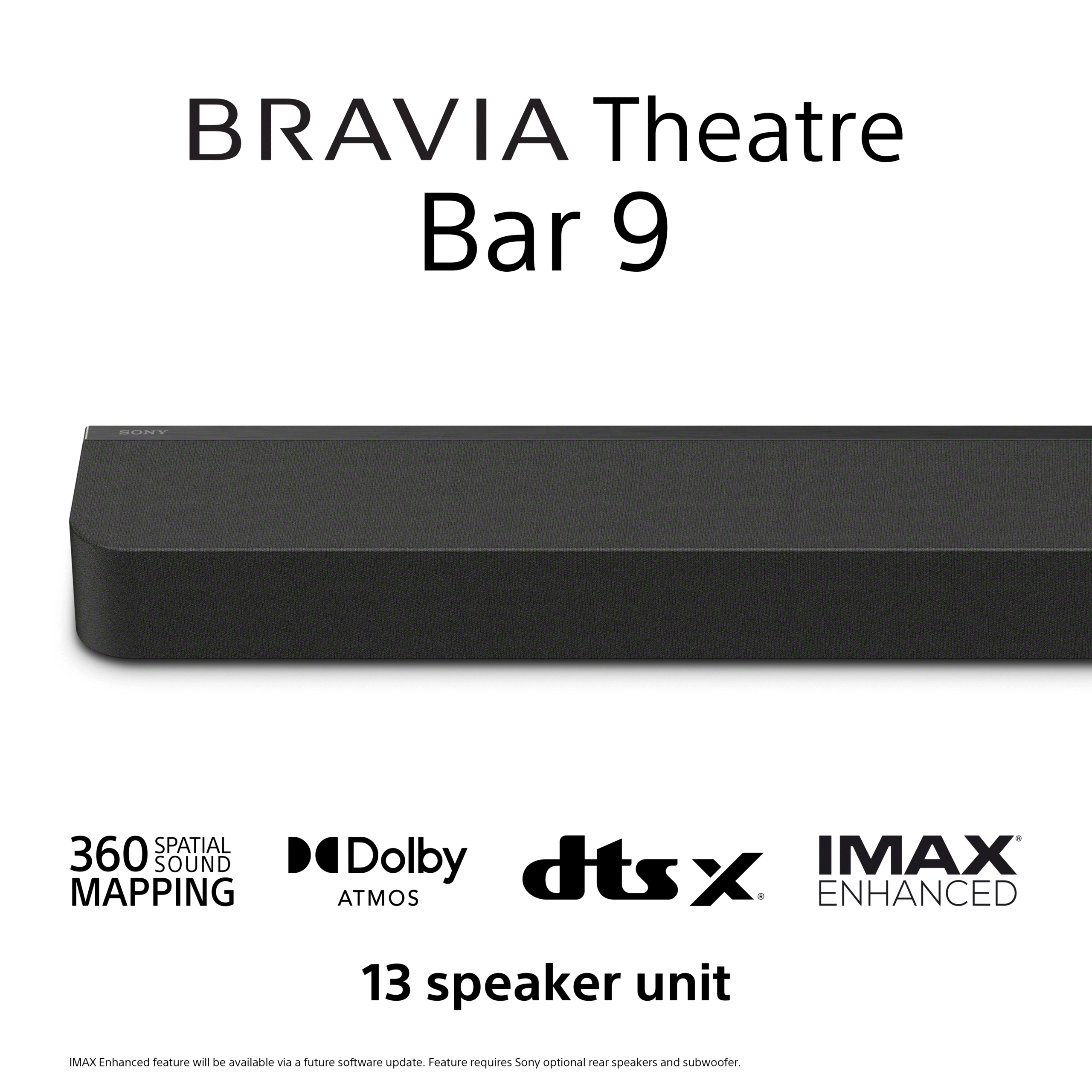 Soundbar SONY BRAVIA Theatre Bar 9, 7.0.2ch, 585W, 13 difuzoare, Dolby Atmos, 360 Spatial Sound Mapping, Wi-Fi, Bluetooth 5.2, Negru - imagine 7