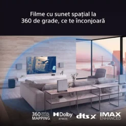Sistem Home Theatre SONY BRAVIA Theatre Quad HT-A9M2, 4.0.4, 504W, Bluetooth, Wi-Fi, Dolby Atmos, gri - imagine 4