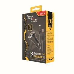SP - CAR CHARGER WITH 2 USB PORTS AND 2M CHARGE CABLE (SWITCH) Nintendo Switch
