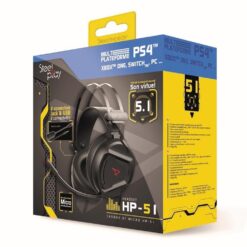SP - WIRED HEADSET 5.1 VIRTUAL SOUND - HP51 - BLACK (MULTI)