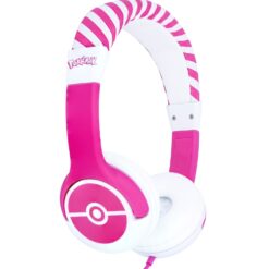 OTL - POKEMON POKEBALL CHILDRENS HEADPHONES PINK