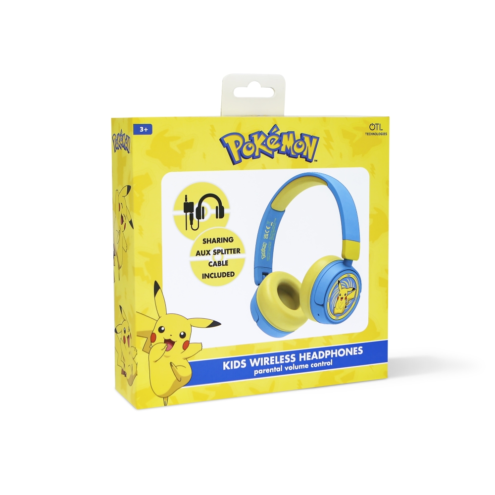 OTL - POKEMON PICKACHU KIDS BT HEADPHONES