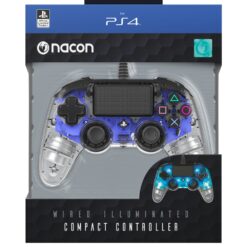 PS4 OFFICIAL LIGHT WIRED CONTROLLER BLUE
