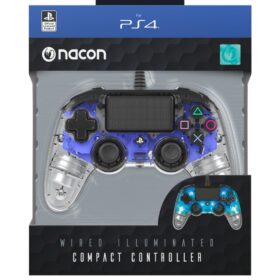 PS4 OFFICIAL LIGHT WIRED CONTROLLER BLUE