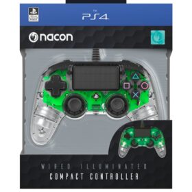PS4 OFFICIAL LIGHT WIRED CONTROLLER GREEN