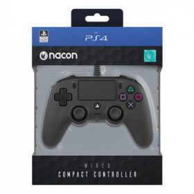 PS4 WIRED COMPACT CONTROLLER BLACK