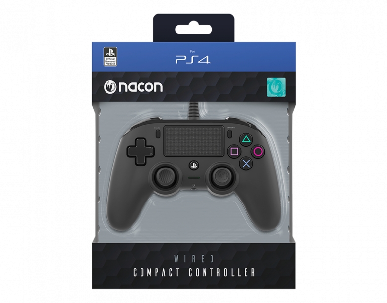 PS4 WIRED COMPACT CONTROLLER BLACK