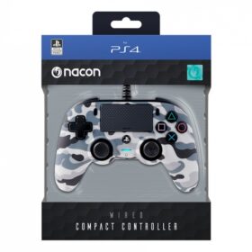 PS4 WIRED COMPACT CONTROLLER CAMO GREY