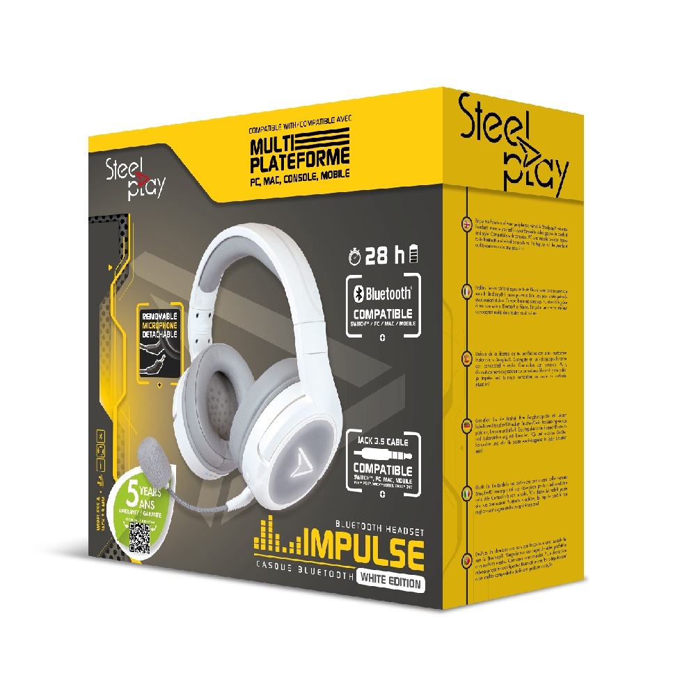 SP - BLUETOOTH HEADSET - IMPULSE WHITE (MULTI)