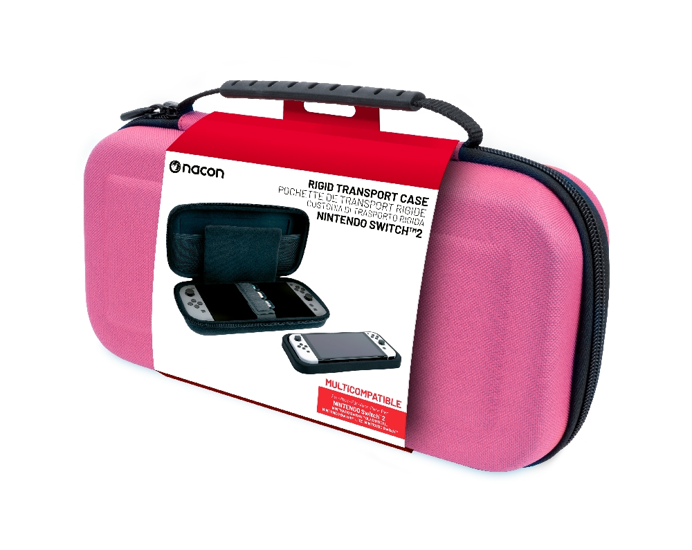 RIGID TRANSPORT CASE FOR NINTENDO SWITCH 2 PINK