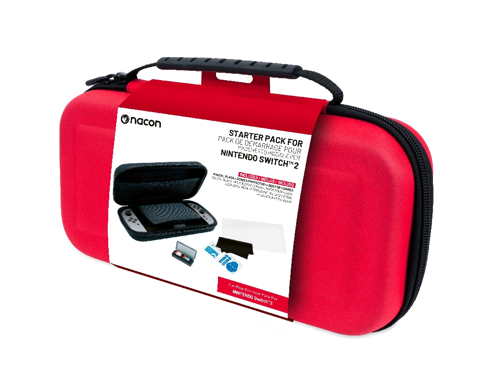 RIGID POUCH SIZE L FOR NINTENDO SWITCH RED Nintendo Switch 2