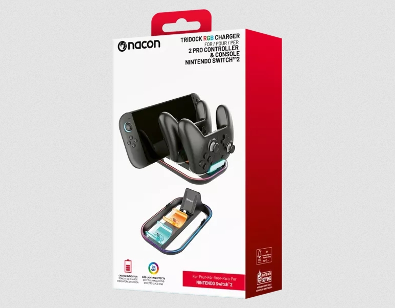 PRO CHARGING STAND FOR SWITCH PRO CONTROLLERS AND SWITCH 2 CONSOLE Nintendo Switch 2