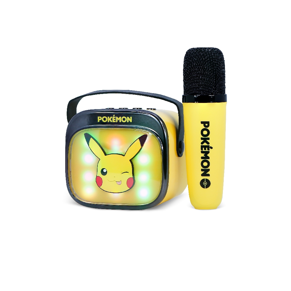 OTL - PIKACHU POPSING LED LIGHT UP WIRELESS KARAOKE SPEAKER WITH MICROPHONE POKEMON