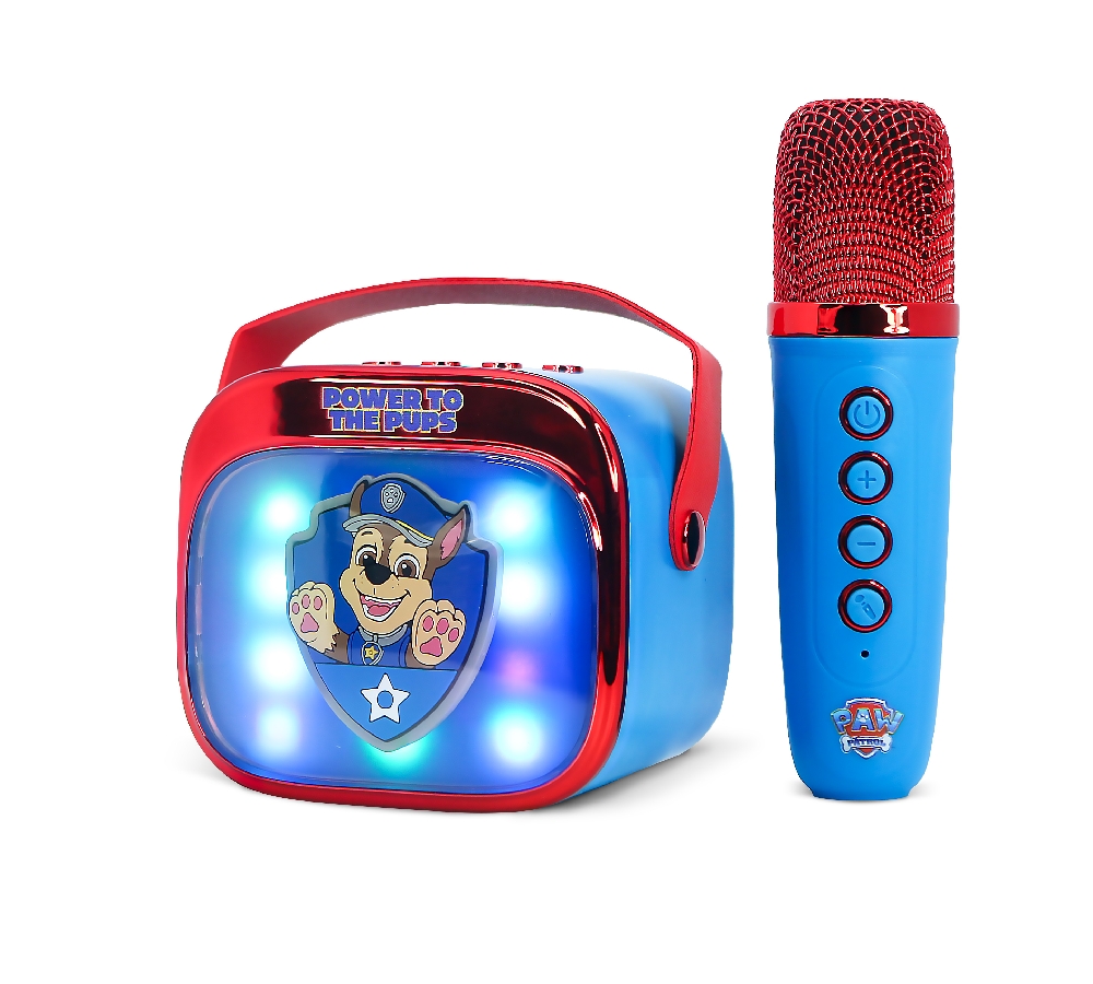 OTL - PAW PATROL CHASE POPSING LED LIGHT UP WIRELESS KARAOKE SPEAKER WITH MICROPHONE