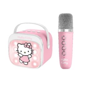 OTL - HELLO KITTY POPSING LED LIGHT UP WIRELESS KARAOKE SPEAKER WITH MICROPHONE