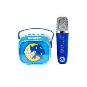 OTL - SONIC THE HEDGEHOG POPSING LED LIGHT UP WIRELESS KARAOKE SPEAKER WITH MICROPHONE