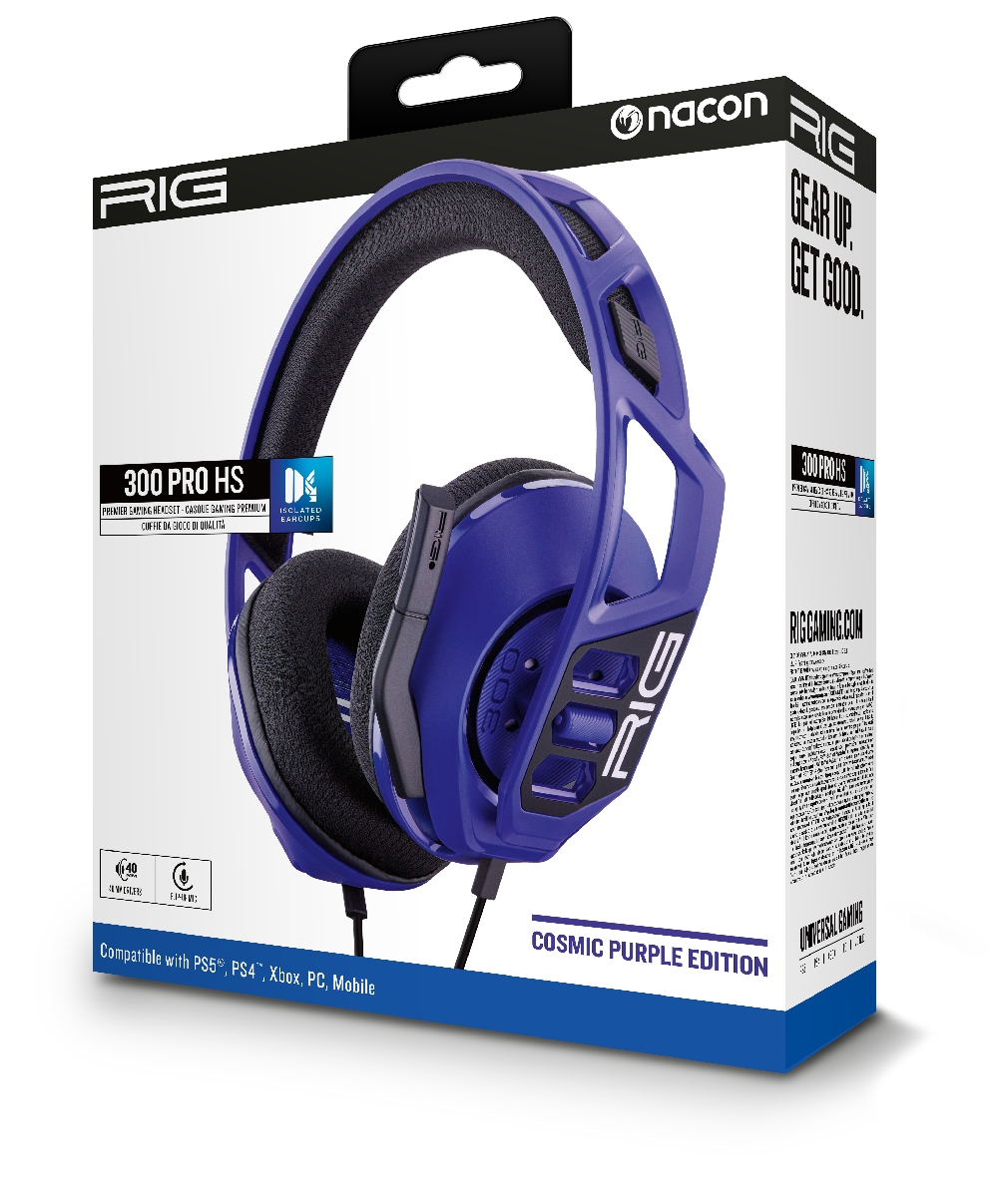 RIG 300 PRO HS GAMING HEADSET COSMIC PURPLE PS5