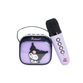 OTL - KUROMI POPSING LED LIGHT UP WIRELESS KARAOKE SPEAKER WITH MICROPHONE