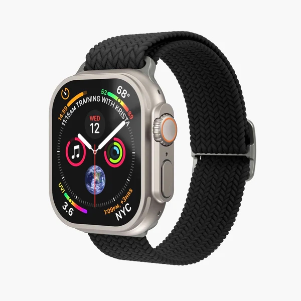 VONMAEHLEN - WOVEN LOOP_40 | 41 | 42MM_ONE SIZE_ALL BLACK