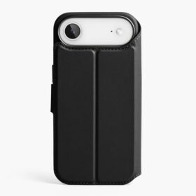 VONMAEHLEN - VEGAN LEATHER FOLIO_IPHONE 17 AIR_BLACK