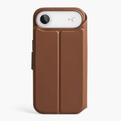 VONMAEHLEN - VEGAN LEATHER FOLIO_IPHONE 17 AIR_BROWN