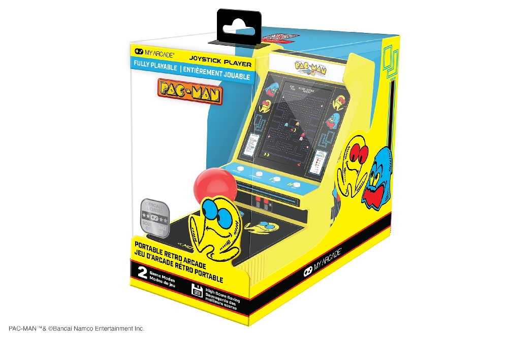 JOYSTICK PLAYER PAC-MAN PORTABLE RETRO ARCADE