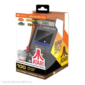MICRO PLAYER PRO 6.7" ATARI PORTABLE RETRO ARCADE (100 GAMES IN 1)