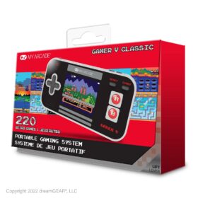 GAMER V CLASSIC (220 GAMES IN 1) (BLACK, GRAY & RED)