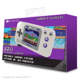 GAMER V CLASSIC (220 GAMES IN 1) (GRAY & PURPLE)