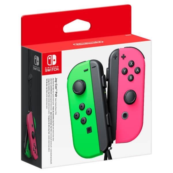NINTENDO SWITCH JOY-CON PAIR NEON GREEN/PINK