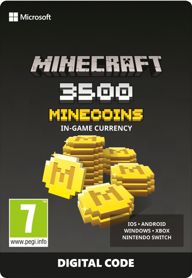 MINECRAFT MINECOINS ESD 3500 COINS PC