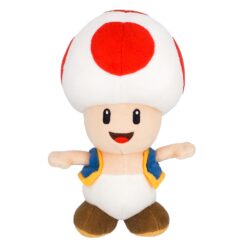 NINTENDO TOGETHER+ SUPER MARIO PLUSH TOAD ROUGE 20 CM