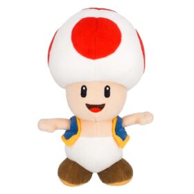 NINTENDO TOGETHER+ SUPER MARIO PLUSH TOAD ROUGE 20 CM