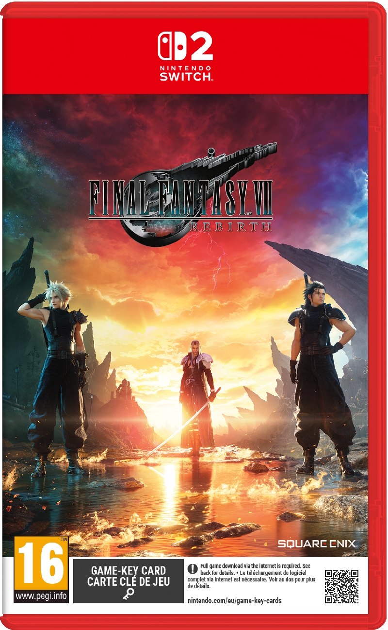 FINAL FANTASY VII REBIRTH D1 EDITION (+ EXCLUSIVE MAGIC THE GATHERING - FINAL FANTASY PROMO CARD) (GAME-KEY CARD) Nintendo Switch 2
