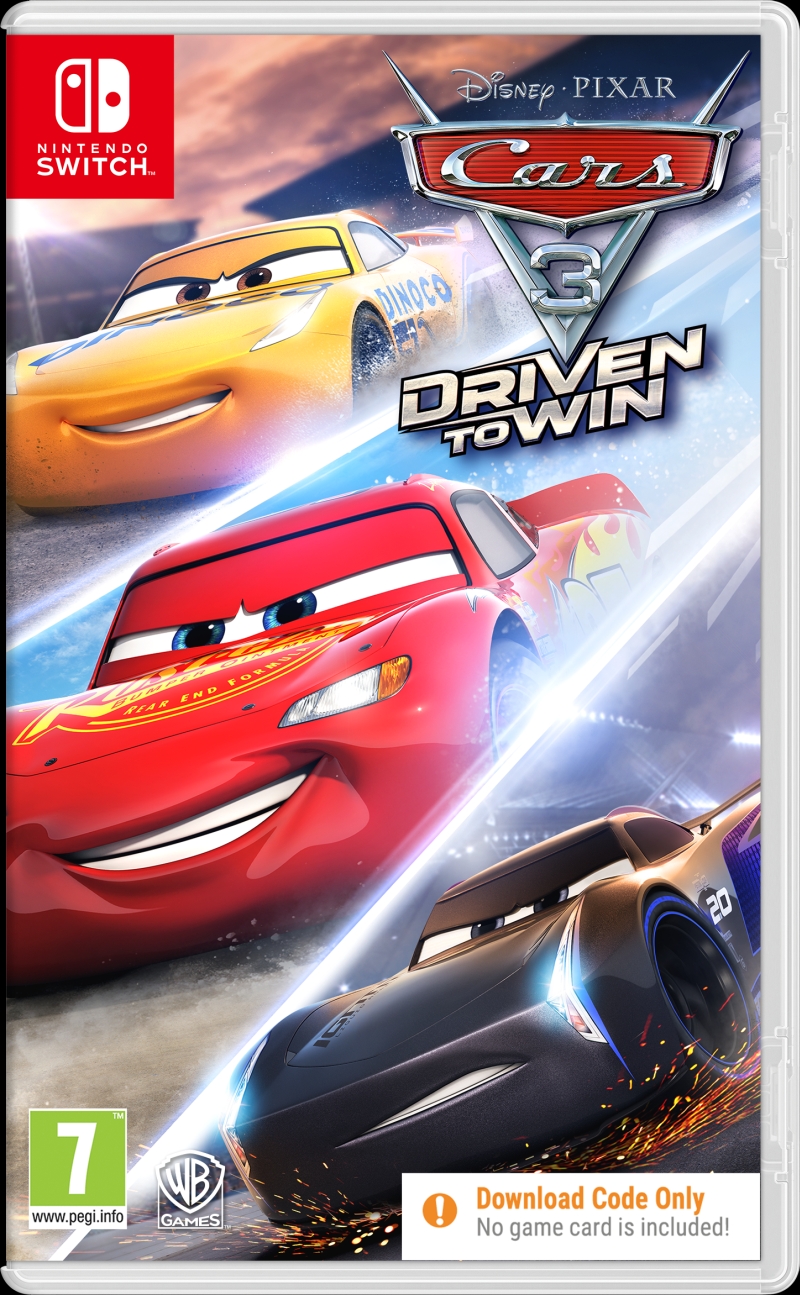 CARS 3 DRIVEN TO WIN (CODE IN A BOX) Nintendo Switch
