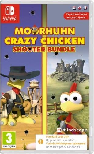 CRAZY CHICKEN : SHOOTER BUNDLE -CODE IN A BOX- Nintendo Switch