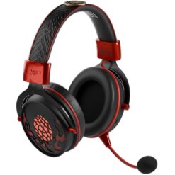 Casti Gaming Wireless Game of Thrones Dragon, multiplatforma, negru-rosu - imagine 2
