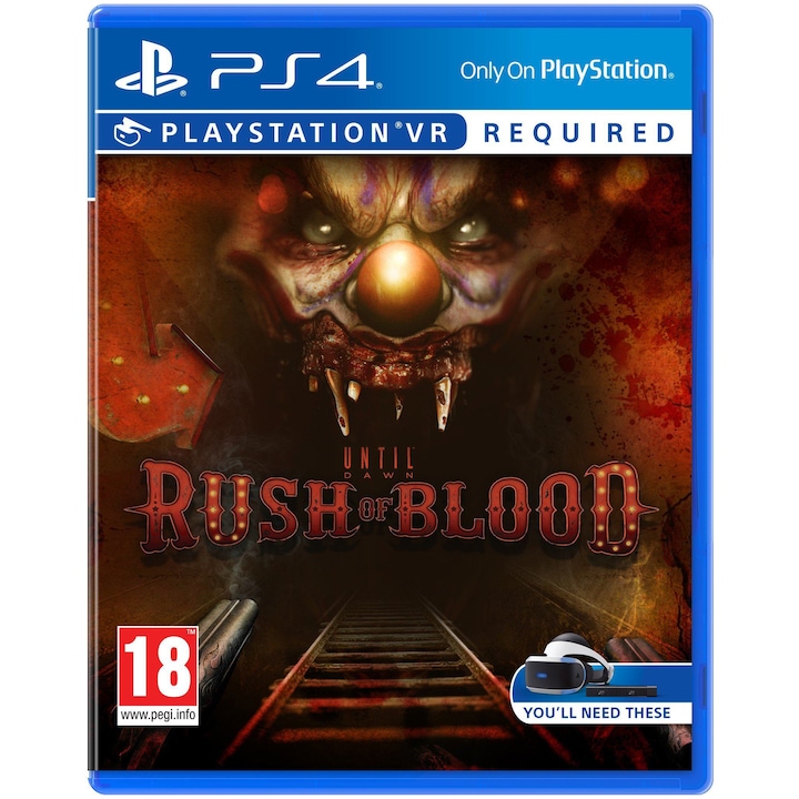 Until Dawn: Rush of Blood VR pentru Sony Playstation 4