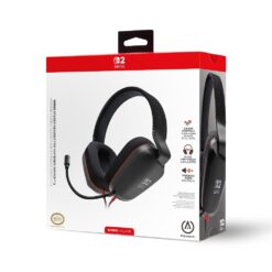 POWERA - WIRED STEREO HEADSET FOR NINTENDO SWITCH - BLACK / RED Nintendo Switch 2