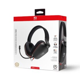 POWERA - WIRED STEREO HEADSET FOR NINTENDO SWITCH - BLACK / RED Nintendo Switch 2