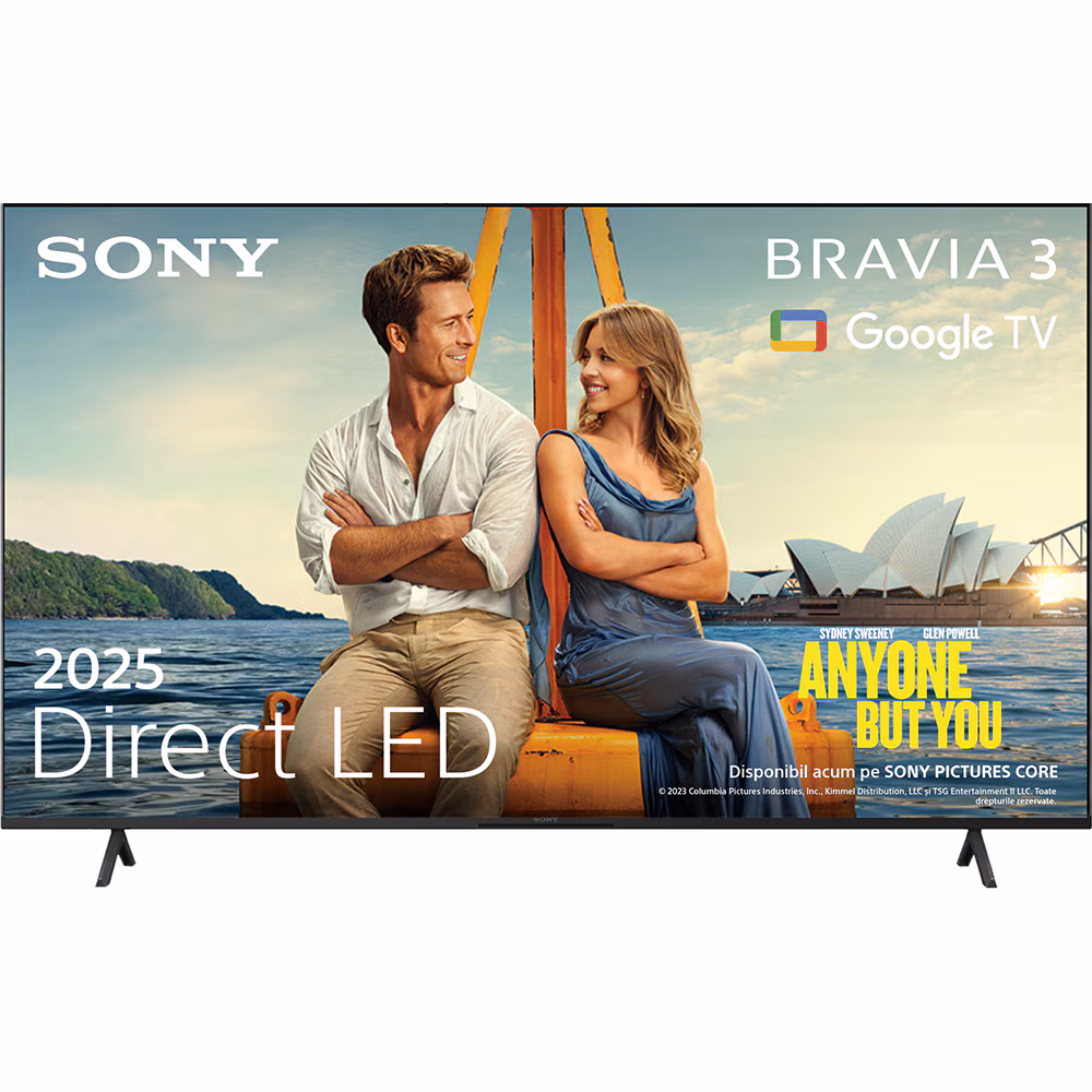 Televizor LED Smart SONY BRAVIA 3 K50S35, Ultra HD 4K, HDR, 126cm
