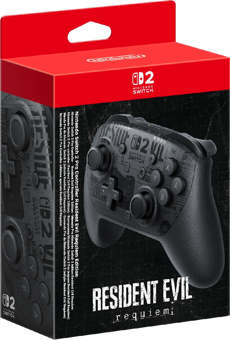 NINTENDO SWITCH 2 PRO-CONTROLLER RESIDENT EVIL REQUIEM EDITION
