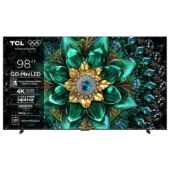 Televizor TCL QD-MiniLED 98Q6C, 248 cm, Smart Google TV, 4K Ultra HD, 144Hz, Onkyo