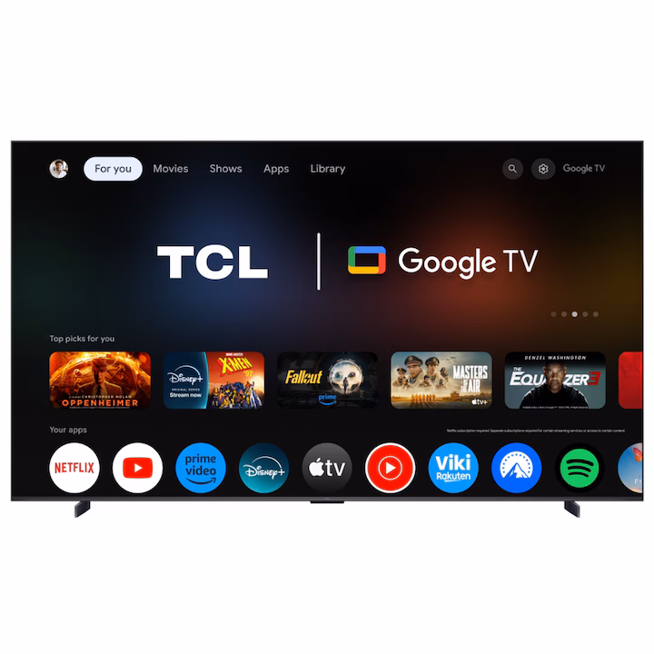 Televizor TCL QD-MiniLED 98Q6C, 248 cm, Smart Google TV, 4K Ultra HD, 144Hz, Onkyo - imagine 4