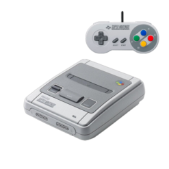 Consola Super Nintendo Entertainment System / SNES Mini CLV-301 + 2 x Controller