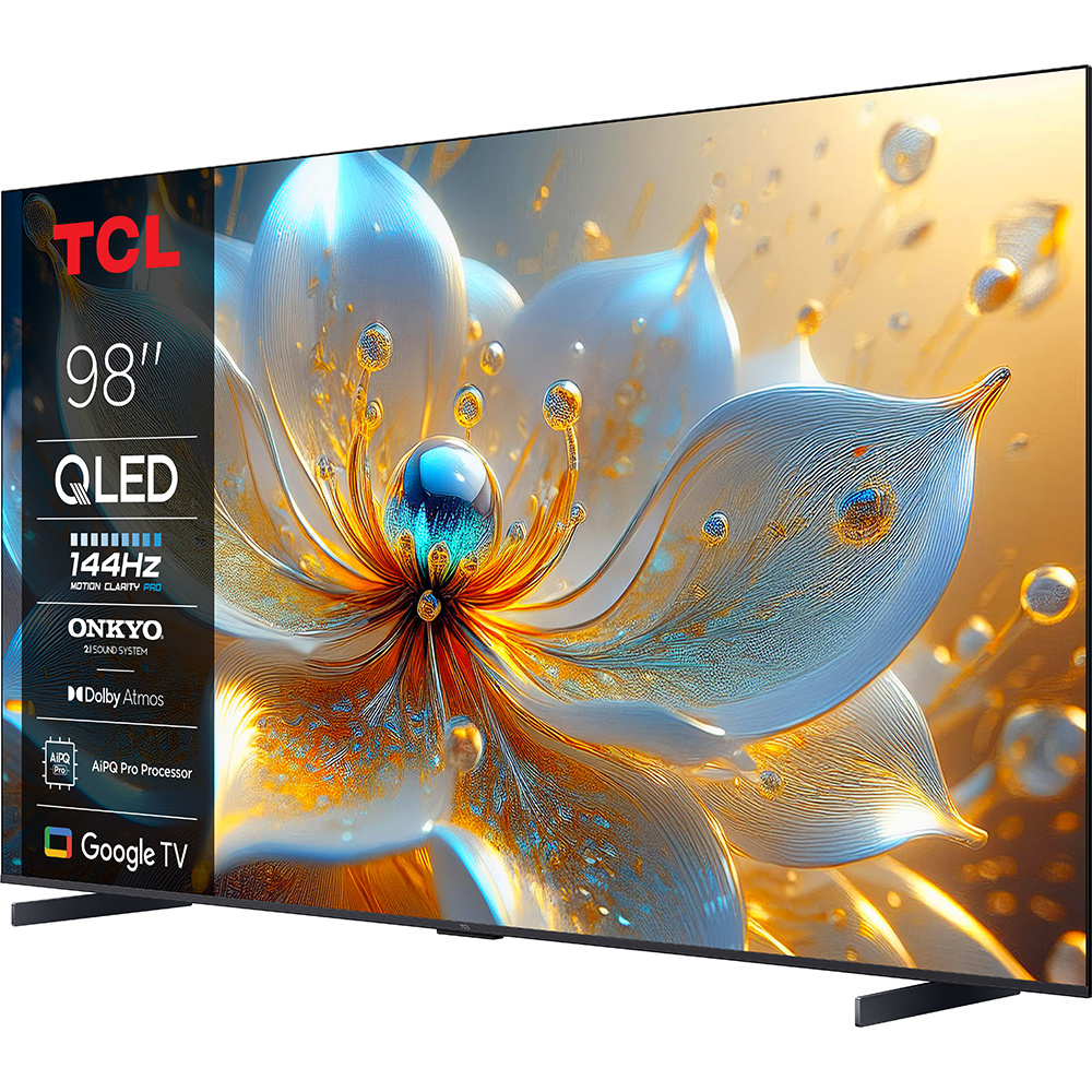 Televizor TCL QLED 98P89K, 248 cm, Smart Google TV, 4K Ultra HD, 144Hz, Onkyo - imagine 4
